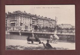 GENEVE - Pont et Quai du Mont Blanc