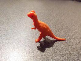 Dinosaurier, gelb/orange, auf zwei Beine