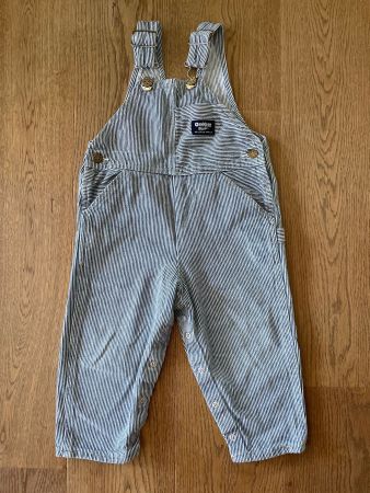 Osh Kosh Latzhose blau weiss gestreift Gr. 3 Jahre