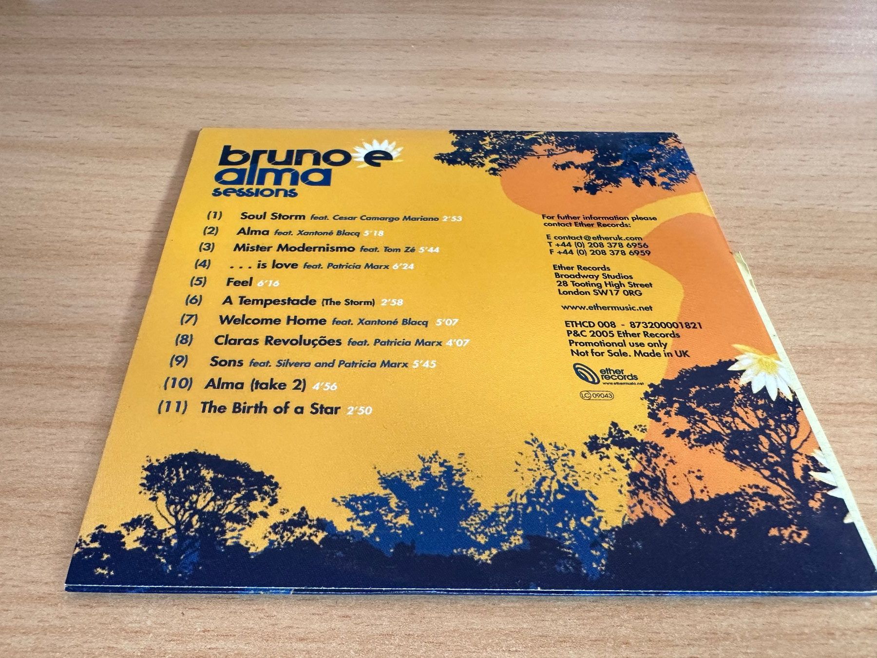CD: Bruno E – Alma Sessions – Usato da Rikon im Tösstal venduto da Alpenmutz 1