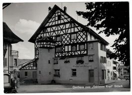 Bülach, Gasthaus & Metzgerei zum GOLDENEN KOPF, gel. 194?