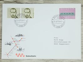 CL02 Enveloppe + Timbre Suisse 1995