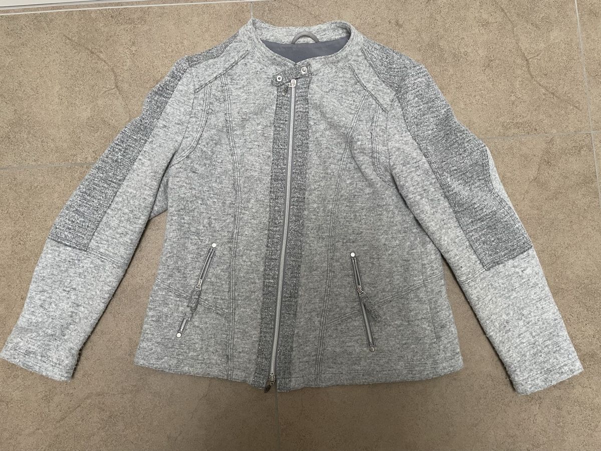 Jacken: Edle Blazerjacke, Gr. entspr.42, grau meliert, Bianca – Gebraucht aus Bronschhofen von Sommernacht03 3