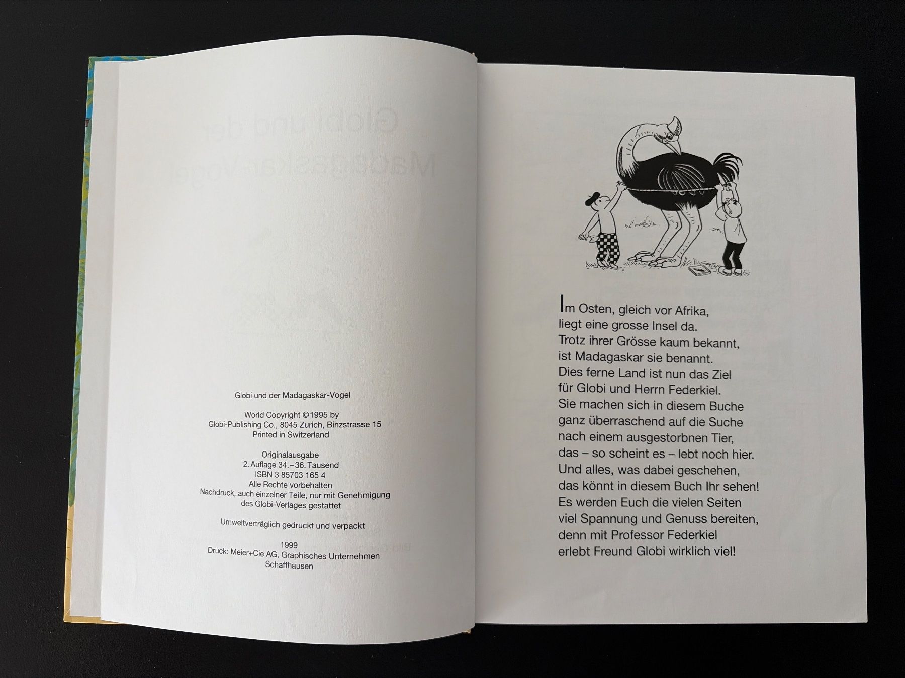 Bücher: Globi und der Madagaskar-Vogel 2. Auflage 1999 ° Band 63 – Gebraucht aus Schupfart von JayKopp 1