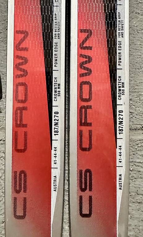 Fischer Sci: Fischer CS Crown Langlaufski Set - top Zustand – Usato da Flurlingen venduto da Thomashead 1
