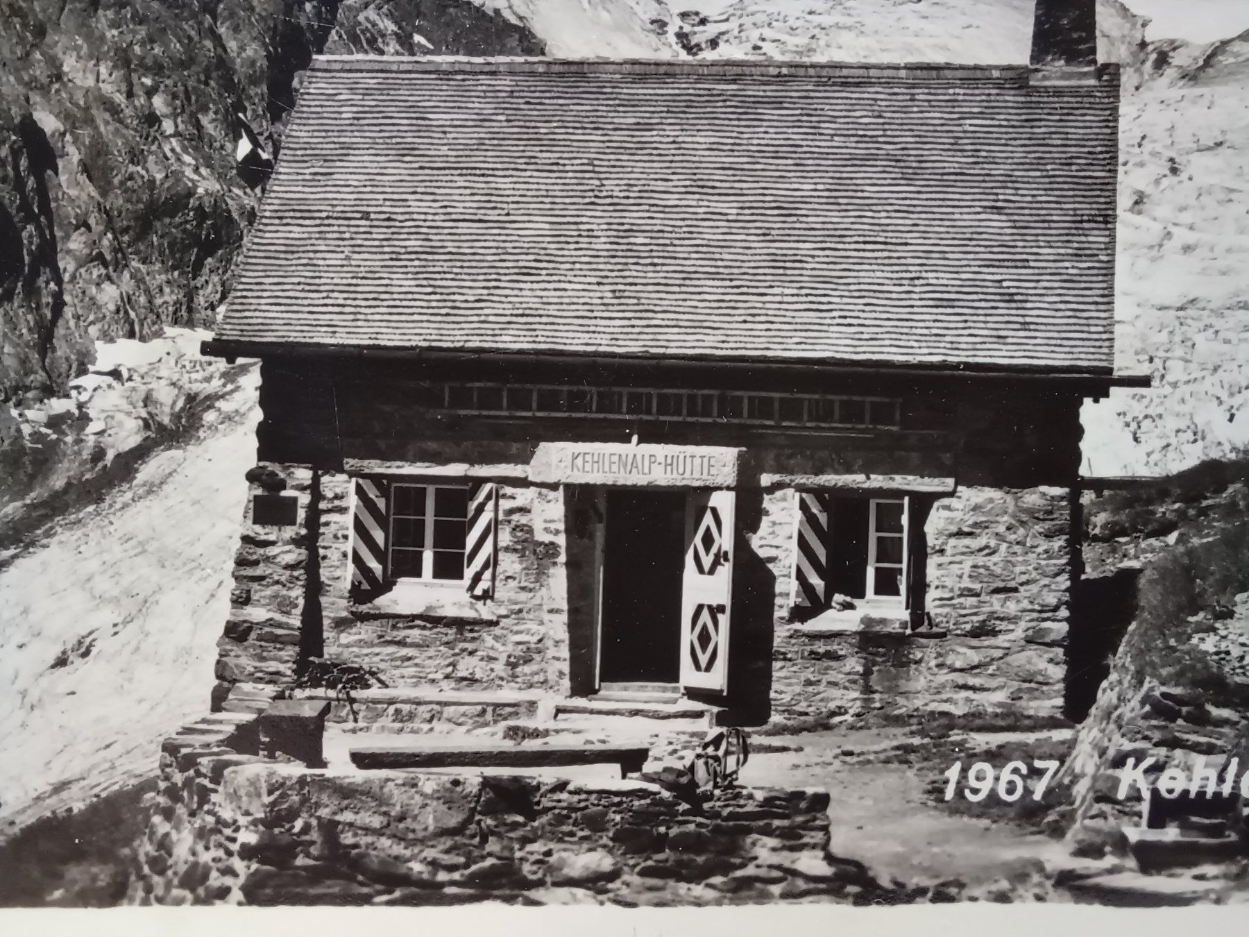 Cartoline postali: No. 1967, Kehlenalphütte 2305 m ü.M. – Usato da Aarau Rohr venduto da mgvw 2