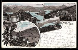 Litho Rigi, Rigi-Kulm, Rigi-Kaltbad, Rig