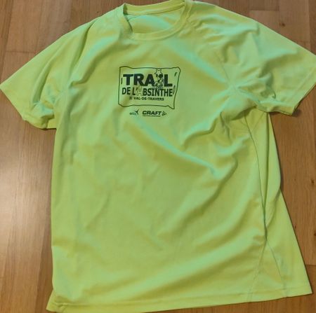 T-shirt de trail Craft jaune fluo - Taille L - État neuf