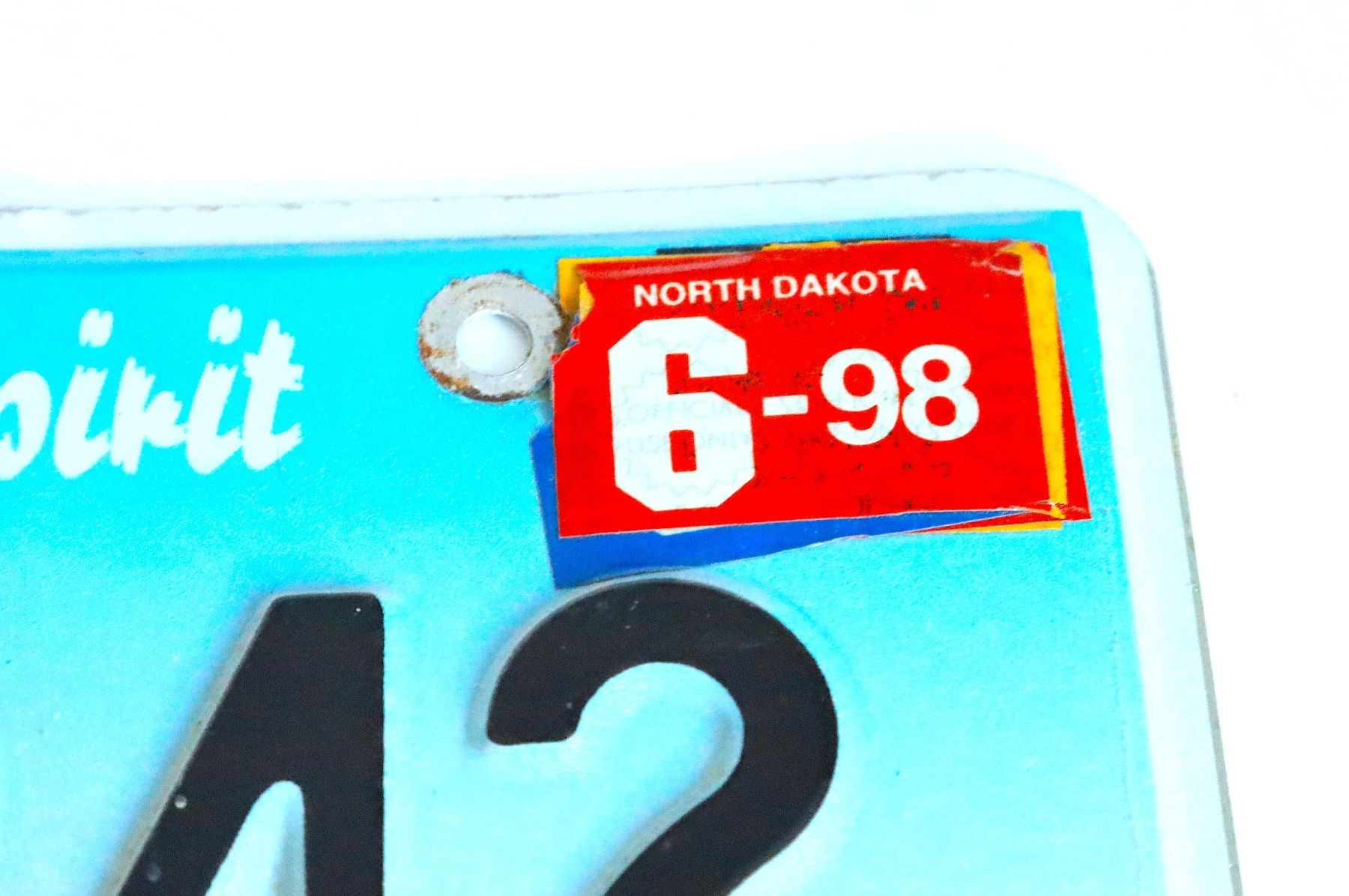 Insegne: AUTO NUMERNSCHILD DER USA NORTH DAKOTA – Usato da Ipsach venduto da Merlux 5