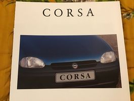 Opel Corsa Verkaufsprospekt 18 Seiten Januar 1993