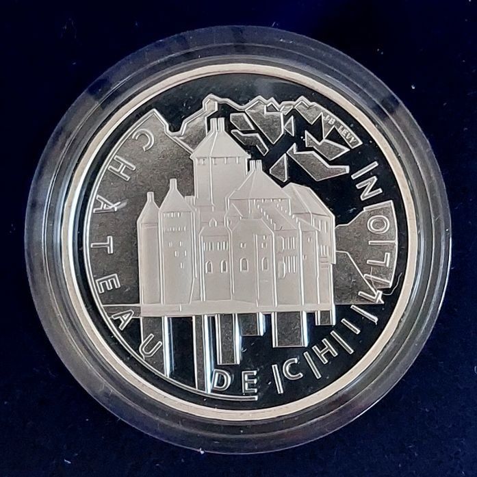 Tutti le monete: 20 Franken 2004 Silber pp Chateau de Chillon Box – Nuovo (secondo la descrizione) da Arch venduto da moneyswiss 1
