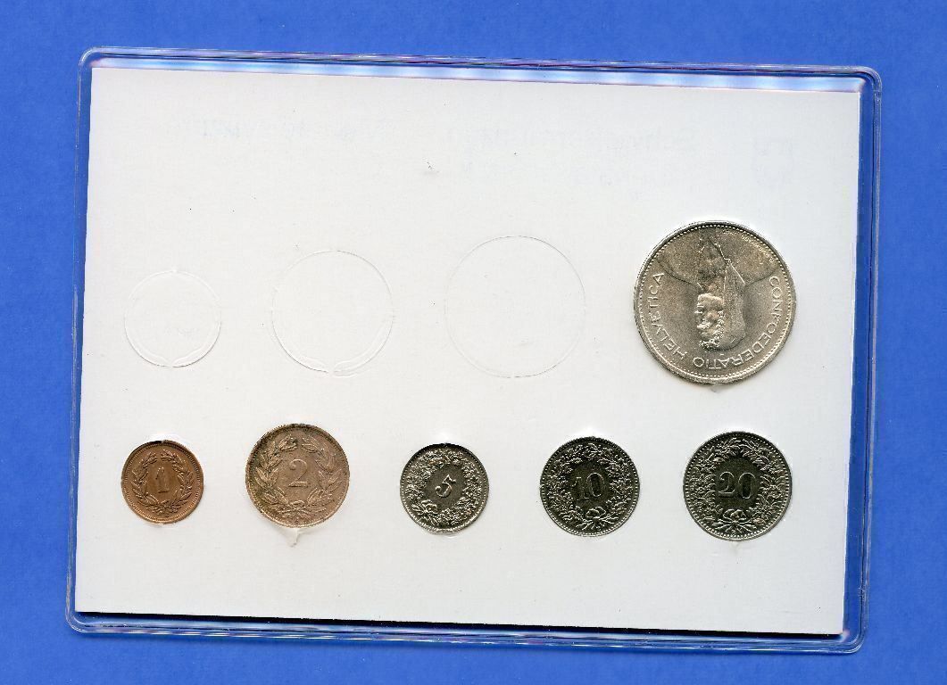 Tutti le monete: Münzsatz 1933 Silber set – Usato da Rüthi (Rheintal) venduto da erdnuessli1 1