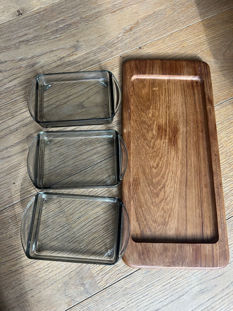 Plateaux: Dänisches Digsmed Teak Holz Serviertablett – D'occasion à Uerikon par Saffagirl 4
