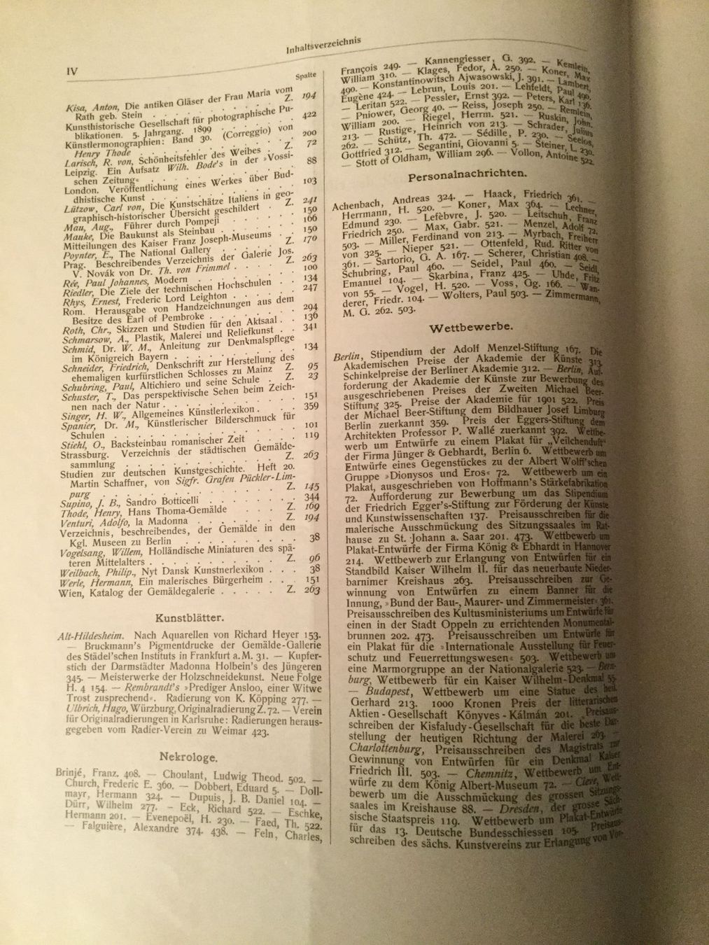 Libri: Kunstchronik, 1899/1900 – Usato da Luzern venduto da Einh0rn 3