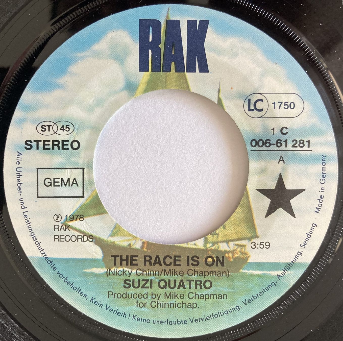 Dischi in vinile: SUZI QUATRO - THE RACE IS ON – Usato da Bottens venduto da hotter-than-hell 2