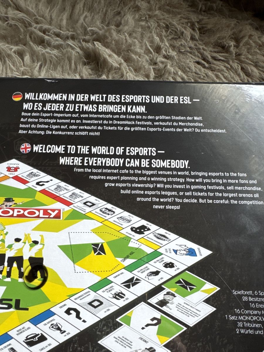 Jeux: Monopoly Esport Neu – Neuf avec emballage d'origine à Vezia par sidu03 4