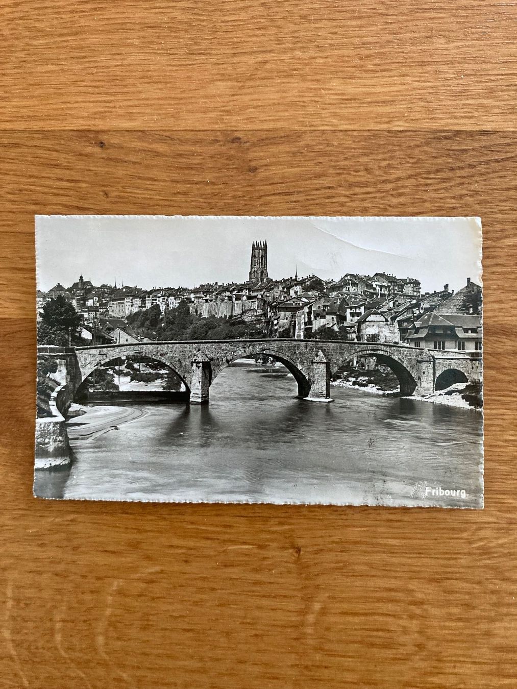 Cartoline postali: Alte Ansichtskarte von Fribourg – Usato da Mönchaltorf venduto da Tschibi
