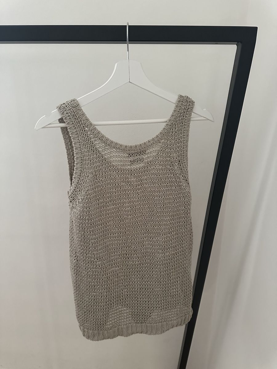 Massimo Dutti Top: Massimo Dutti, Stricktop, beige, Gr. S, wie neu – Nuovo (secondo la descrizione) da Zürich venduto da anouk_8008 2