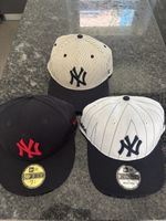 3 New Era Caps New York Yankees Baseball Caps Set Grösse 7.7
