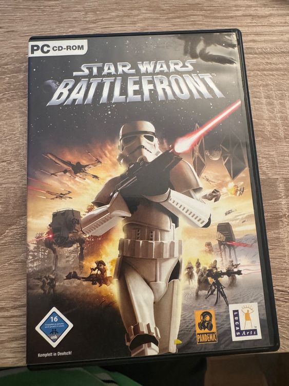 Star Wars Battlefront Sur PC – Édition Boîte Complète, état Correct, PEGI 12, LucasArts