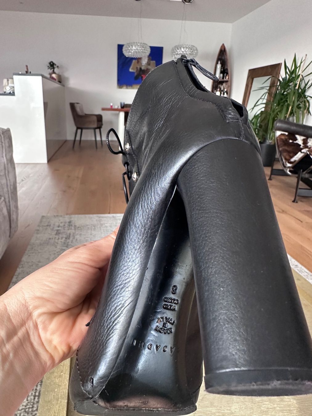 Casadei Scarpe da donna: Casadei Leder-Stiefeletten mit Absatz – Usato da Oberägeri venduto da Brand_for_you 3
