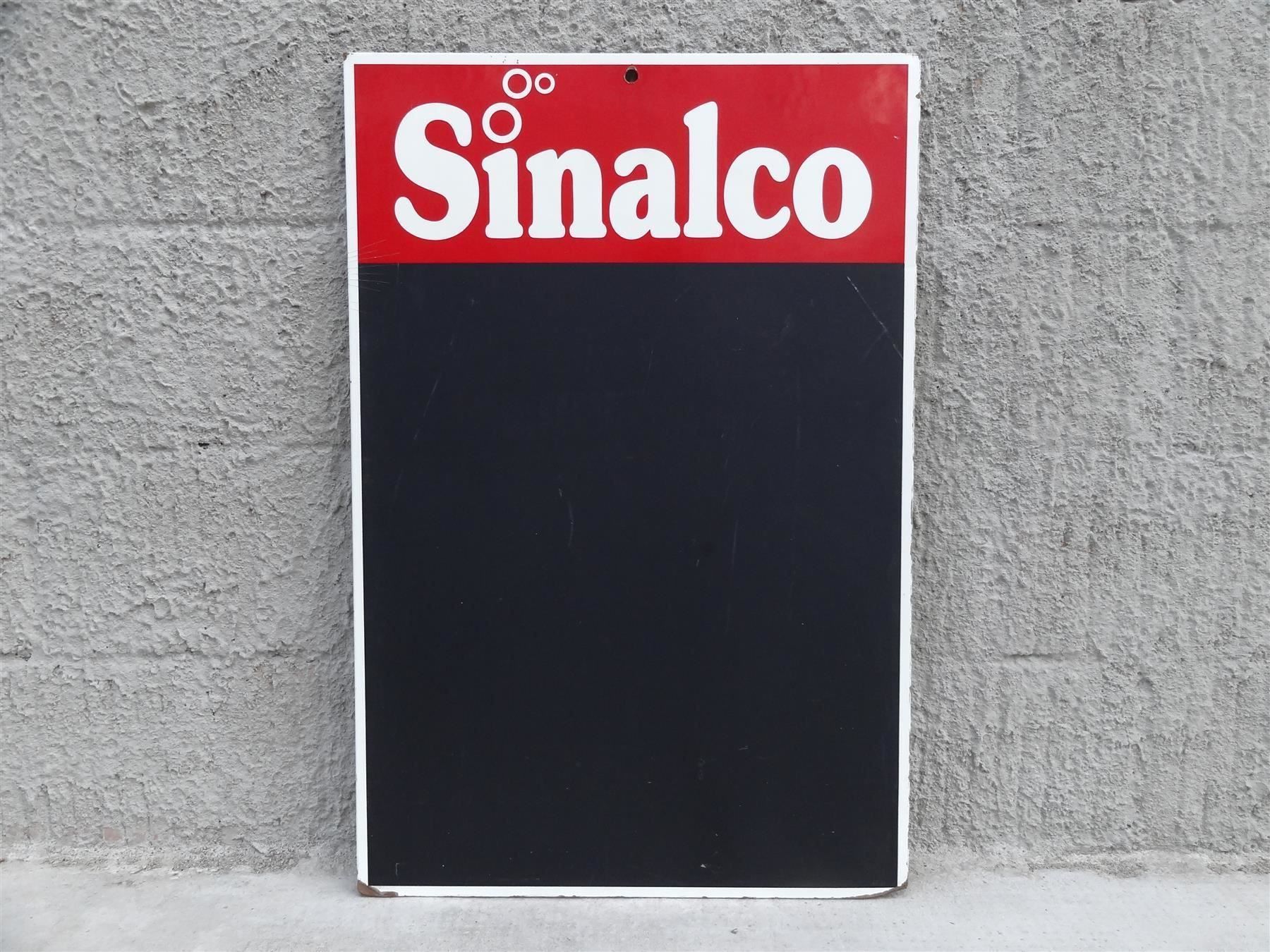 Sinalco Schilder: REKLAME WERBESCHILD MENUTAFEL SINALCO – Gebraucht aus Kerzers von bottlesandboxes