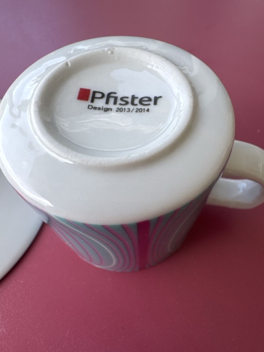 Pfister Tassen: Espressotasse mit Unterteller Pfister Design 2013/2014 – Neu (gemäss Beschreibung) aus Unterentfelden von Loonah 3