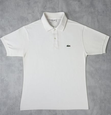 Polo Lacoste Blanc - Taille 4 (M) Classic Fit Devanlay #7