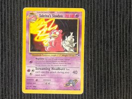 Pokemon Sabrina‘s Slowbro Non Holo Gym Challenge