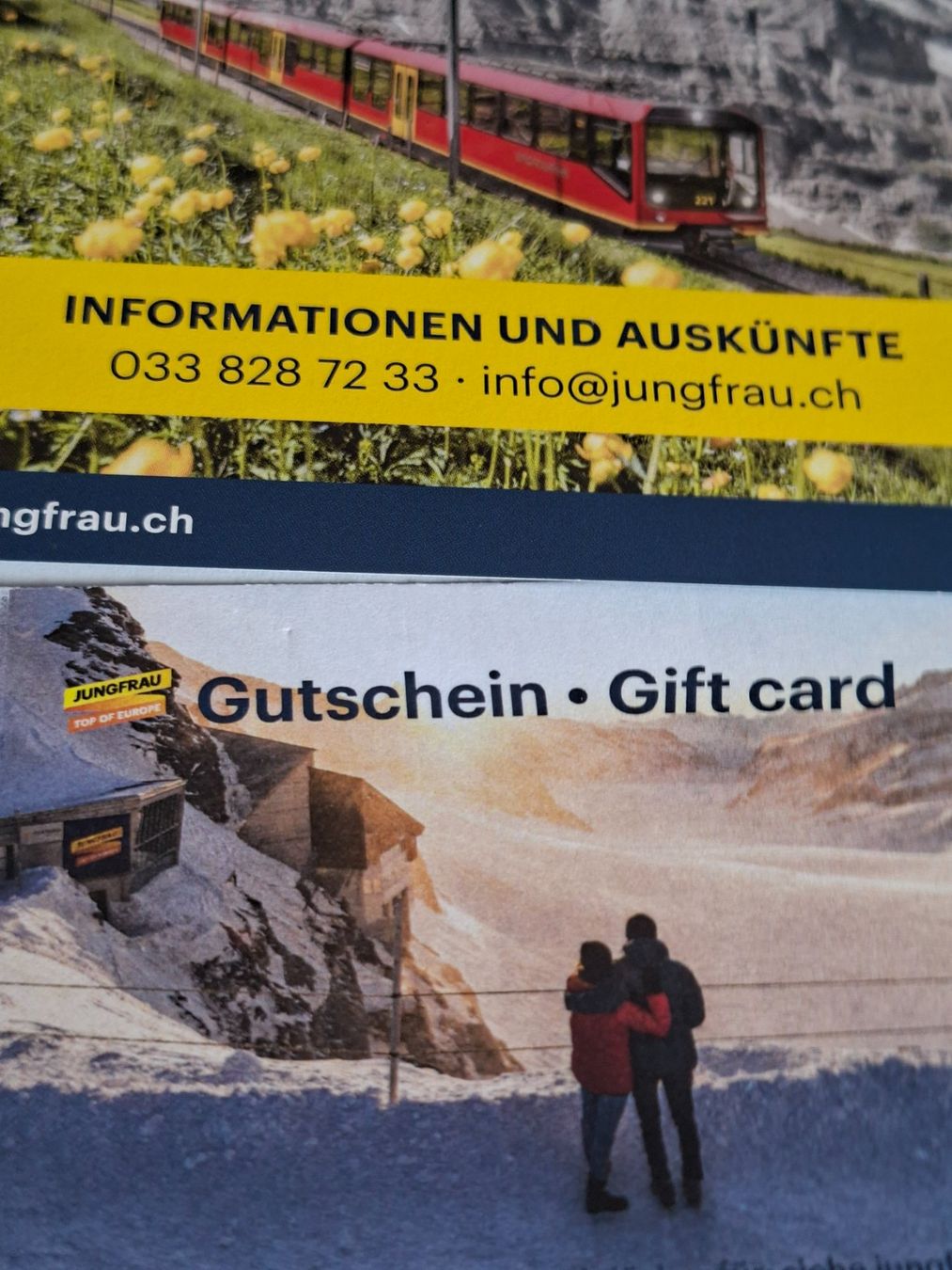 Buoni: Wert Gutschein der Jungfraubahnen – Nuovo (secondo la descrizione) da Basel venduto da mabu46