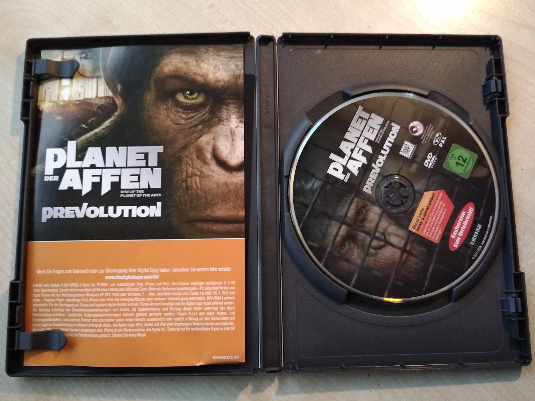 Tous les DVDs: Planet der Affen - Prevolution – D'occasion à Olten par prusik02 1