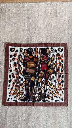 Elegantes Hermès Seidentuch "Madame et Monsieur",90x90cm