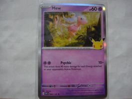 Pokémon 30ème anniversaire Mew 065/128 EN
