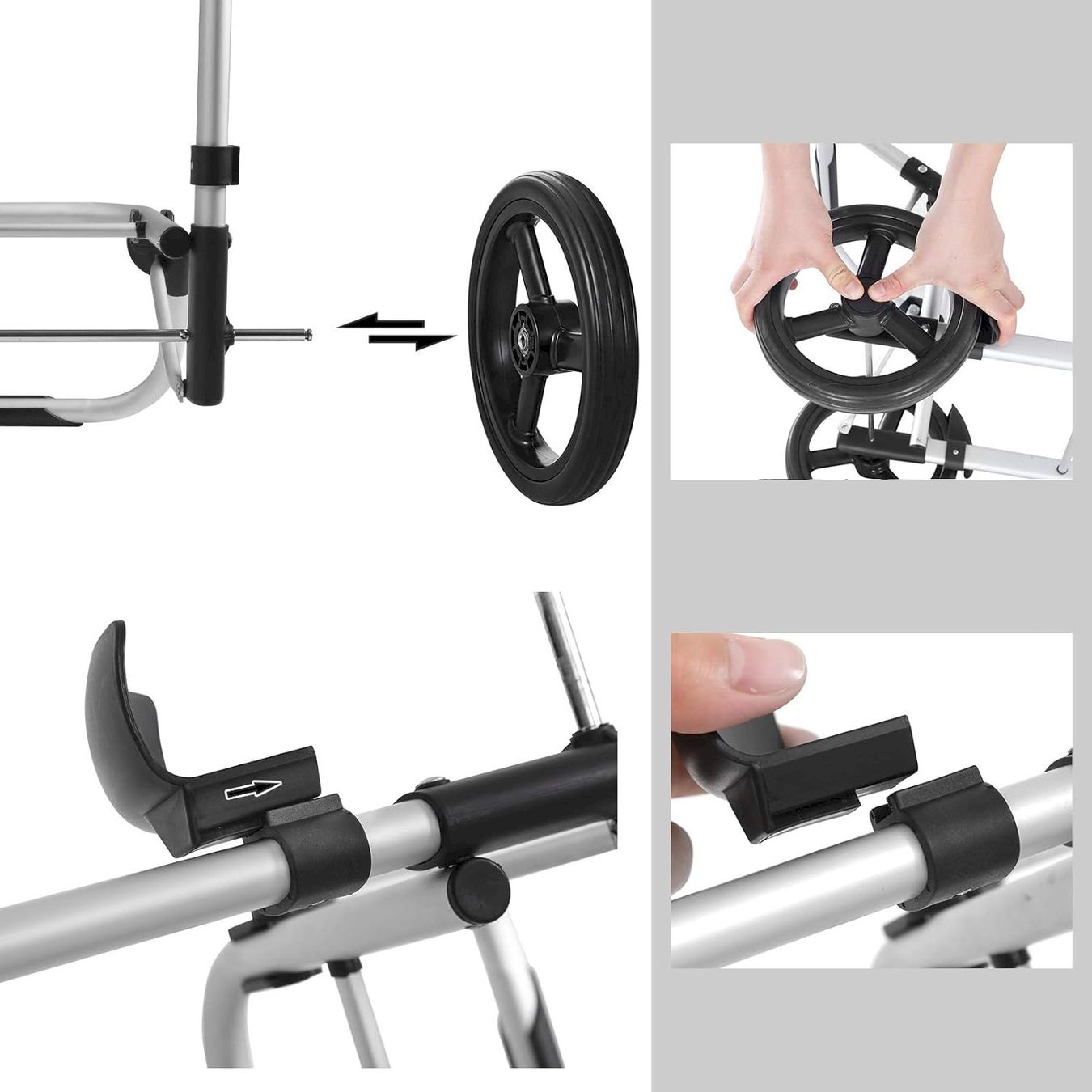 Altro per la casa: Einkaufstrolley klappbar 35L schwarz – Nuovo e nell'imballaggio originale da Bottighofen venduto da zaap 6