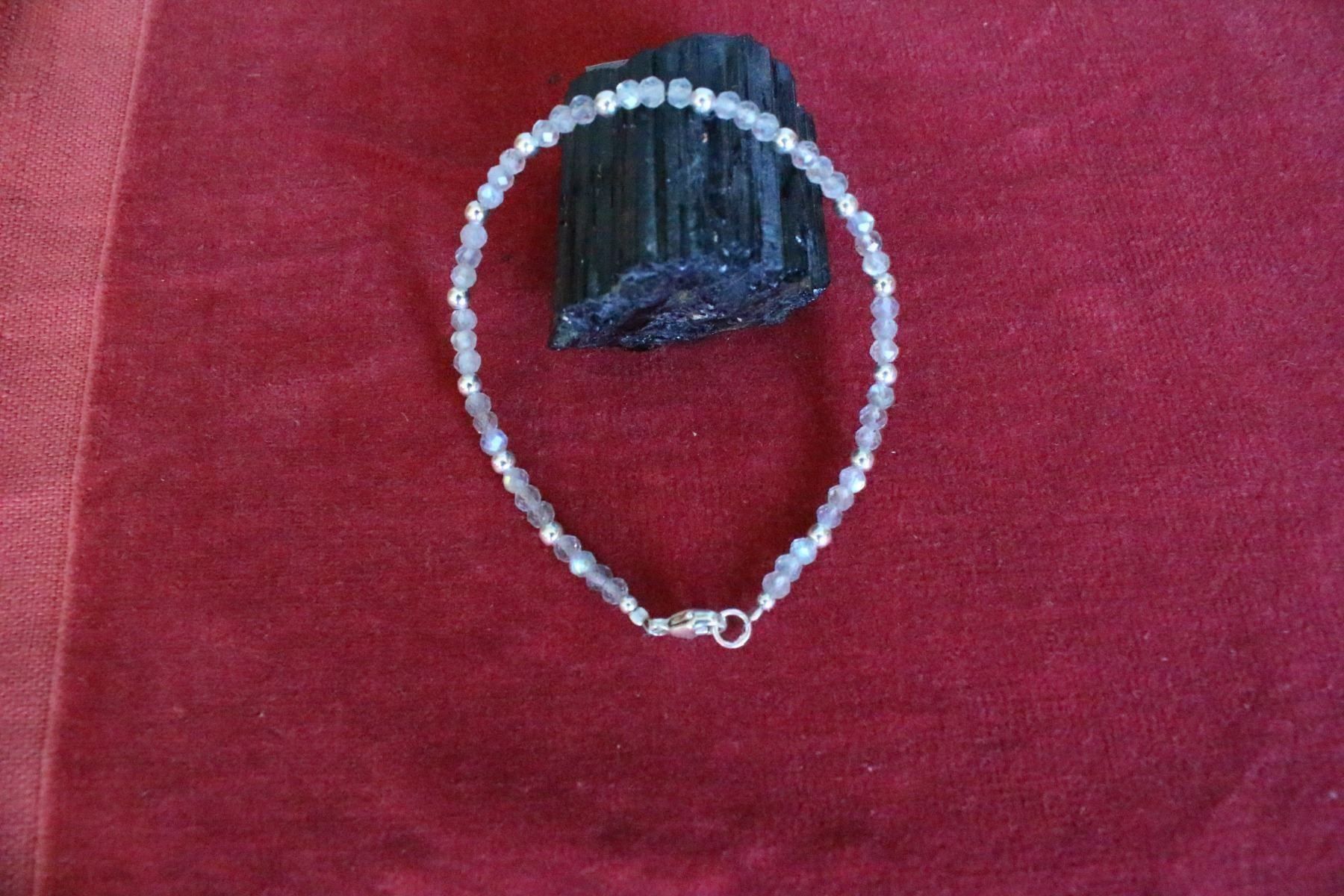 Catenine: Labradorit aus Indien – Nuovo e nell'imballaggio originale da Zürich venduto da MEVAS-Schmuck