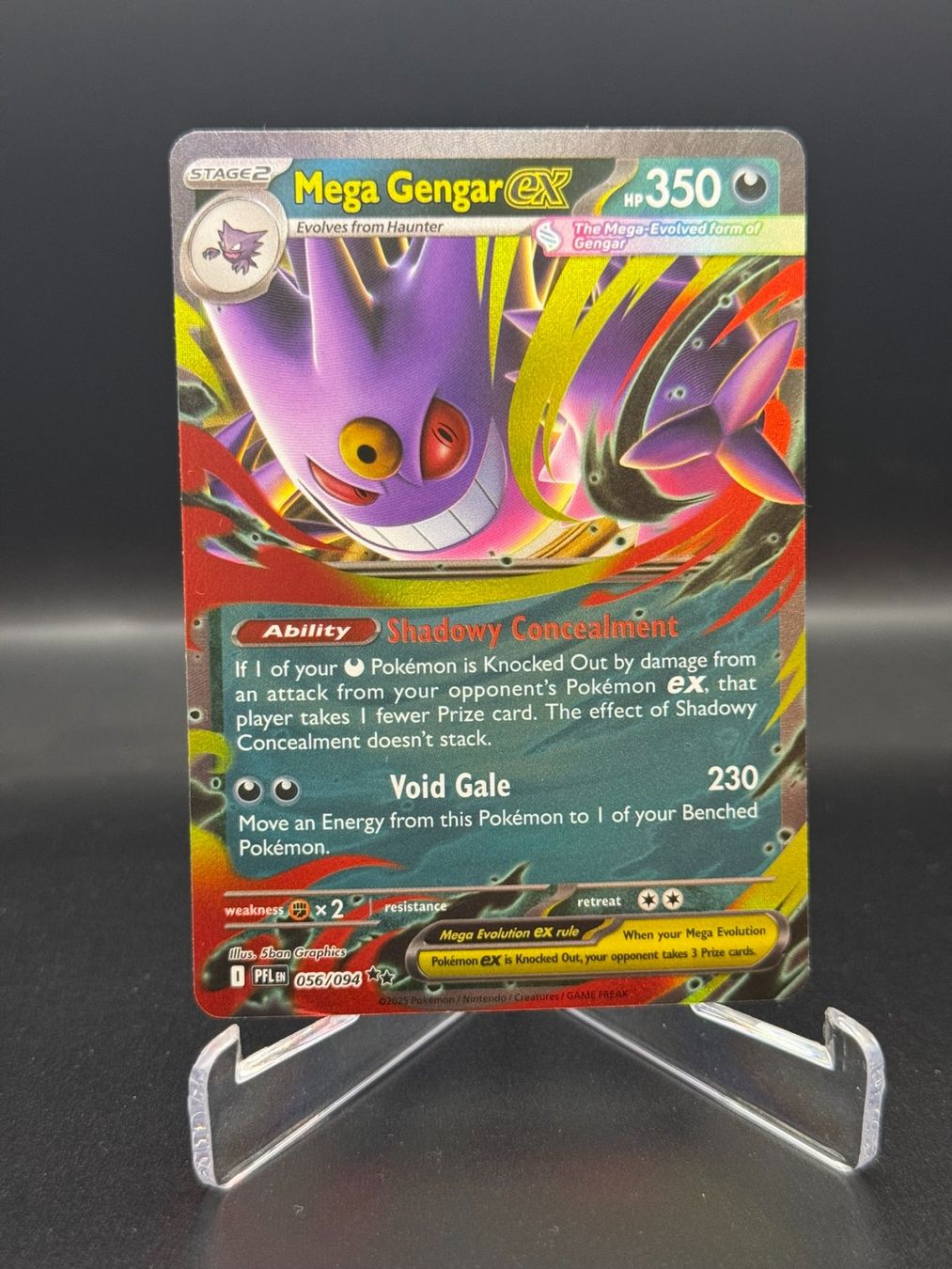 Pokémon Carte collezionabili: Mega Gengar ex (PFL 056) 2 – Usato da Birmensdorf ZH venduto da SnorlaxMail
