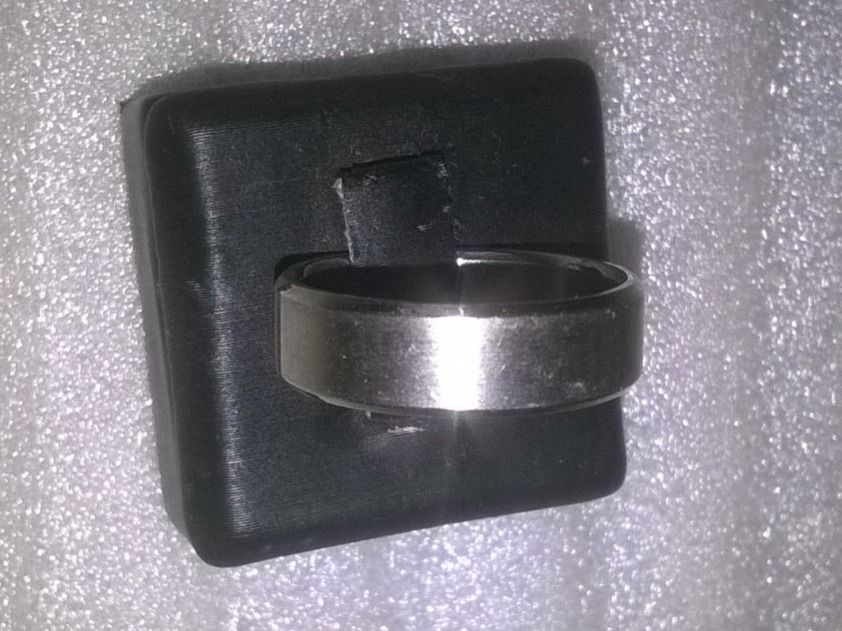 Anelli: RING EDELSTHAL,,,MATTE UND GLANZIG,,MIT KRISTALL – Nuovo (secondo la descrizione) da Basel venduto da bijoutrie_4
