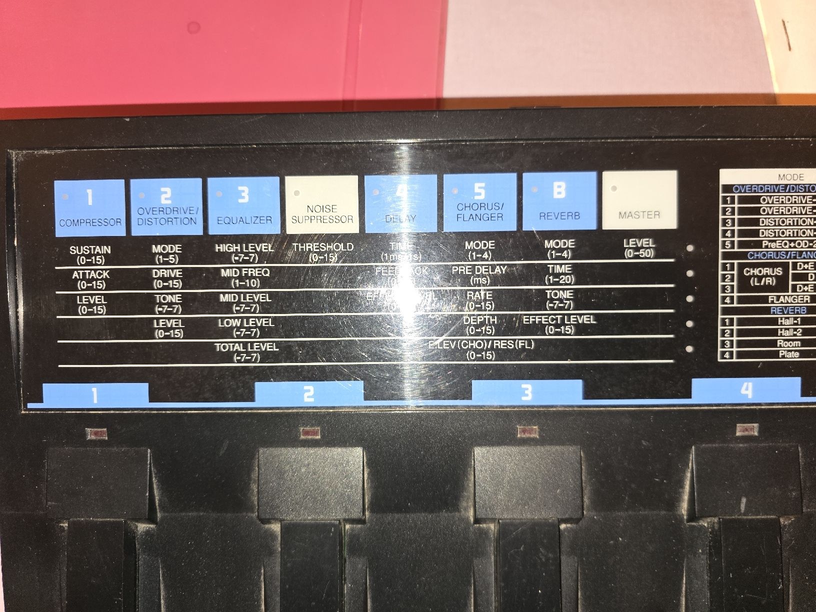Boss Strumenti musicali: BOSS ME-6 GUITAR MULTIPLE EFFECTS ... GEM. BILDER ... – Usato da Zürich venduto da Antiquedealer 2