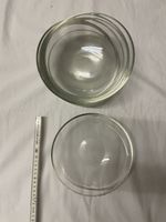 9er Set Glas Dessertteller / Salatteller