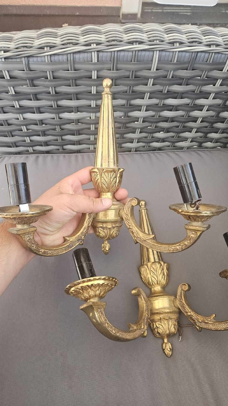 Lampes: Wand Lampen Messing – D'occasion à Rickenbach b. Wil par nic_8ljr 1