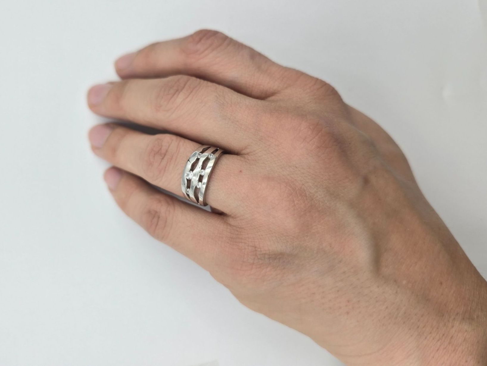 Anelli: Ring Silber 925 Zirkonia Gr. 52 – Nuovo e nell'imballaggio originale da Zug venduto da gold.schmuck 1