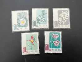 Polen Orchideen/Blumen  1957  ** (5125)