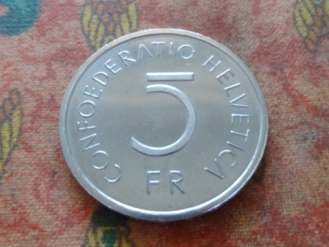 Tutti le monete: MURTEN  5 Franken 1976 – Usato da Romanel-sur-Lausanne venduto da Swift13 1