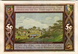Notgeld "50 Pfennig. Poppenbüttel 1921"