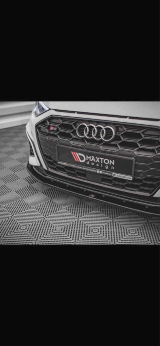Audi Tutti pezzi di ricambio auto: Audi A3 /S3 8Y Frontspoiler Tuning Diffusor Schwarz – Nuovo e nell'imballaggio originale da Pontresina venduto da ste_hj25 1