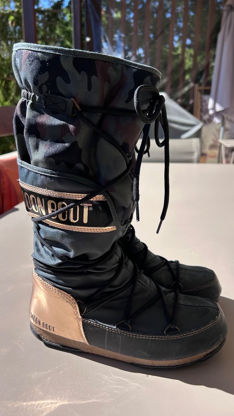 Moon Boot Damenschuhe: Bottes d'hiver - MoonBoot - Taille 38 – Gebraucht aus Crans-Montana von Louloutte7 3