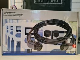 Auto Ladekabel Typ 2 22kW neu mit Tasche und Schutzkappen