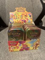 Pokemon TCG Mini Tin Display Box 10 Mini Tins New