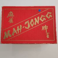MahJongg Holz-Set, komplett, 144 Steine, sehr guter Zustand