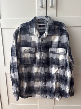 Karohemd blau-weiss Grösse XL, guter Zustand